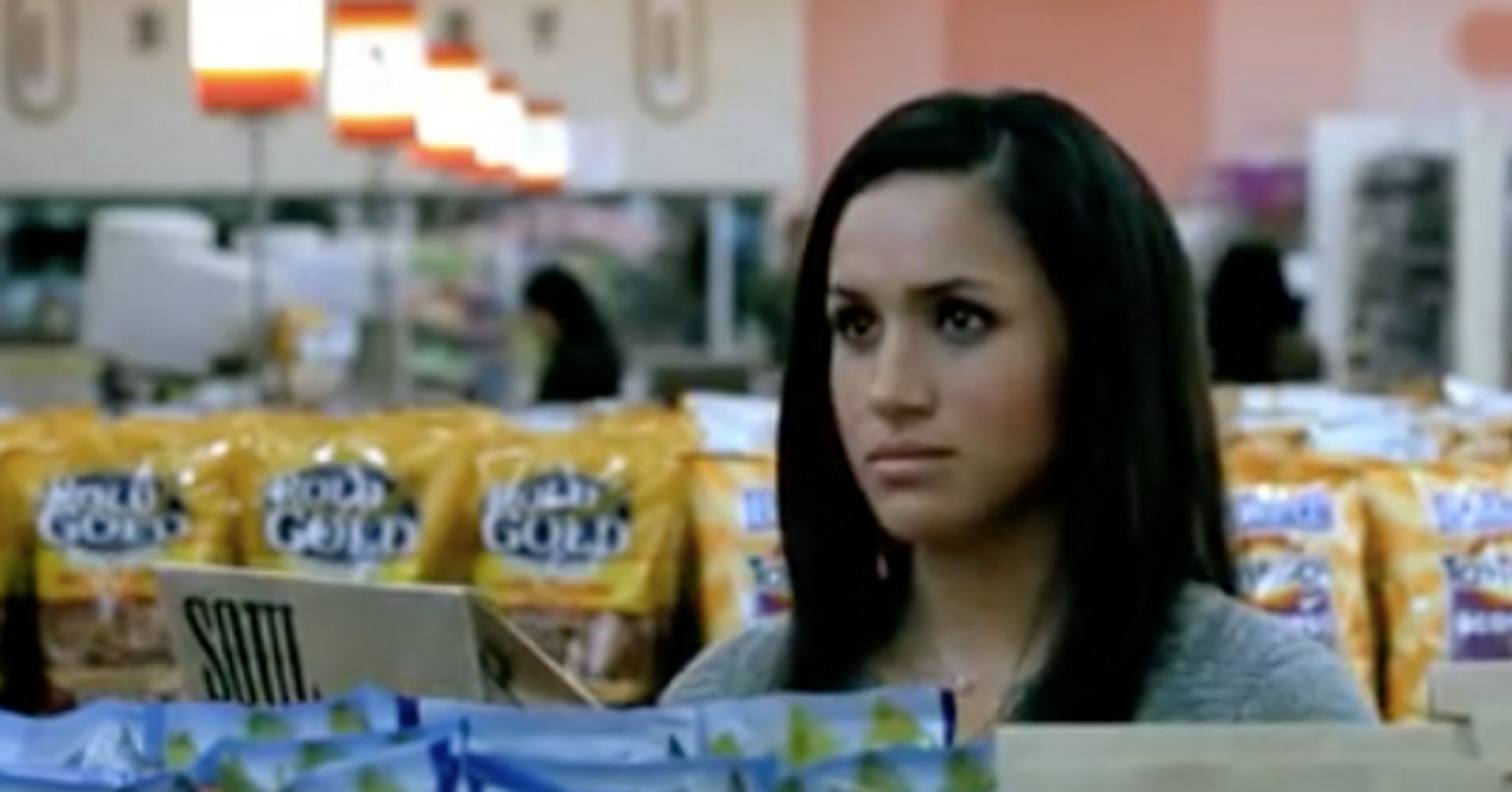 De prinses in een reclamespot voor chips: Meghan Markle