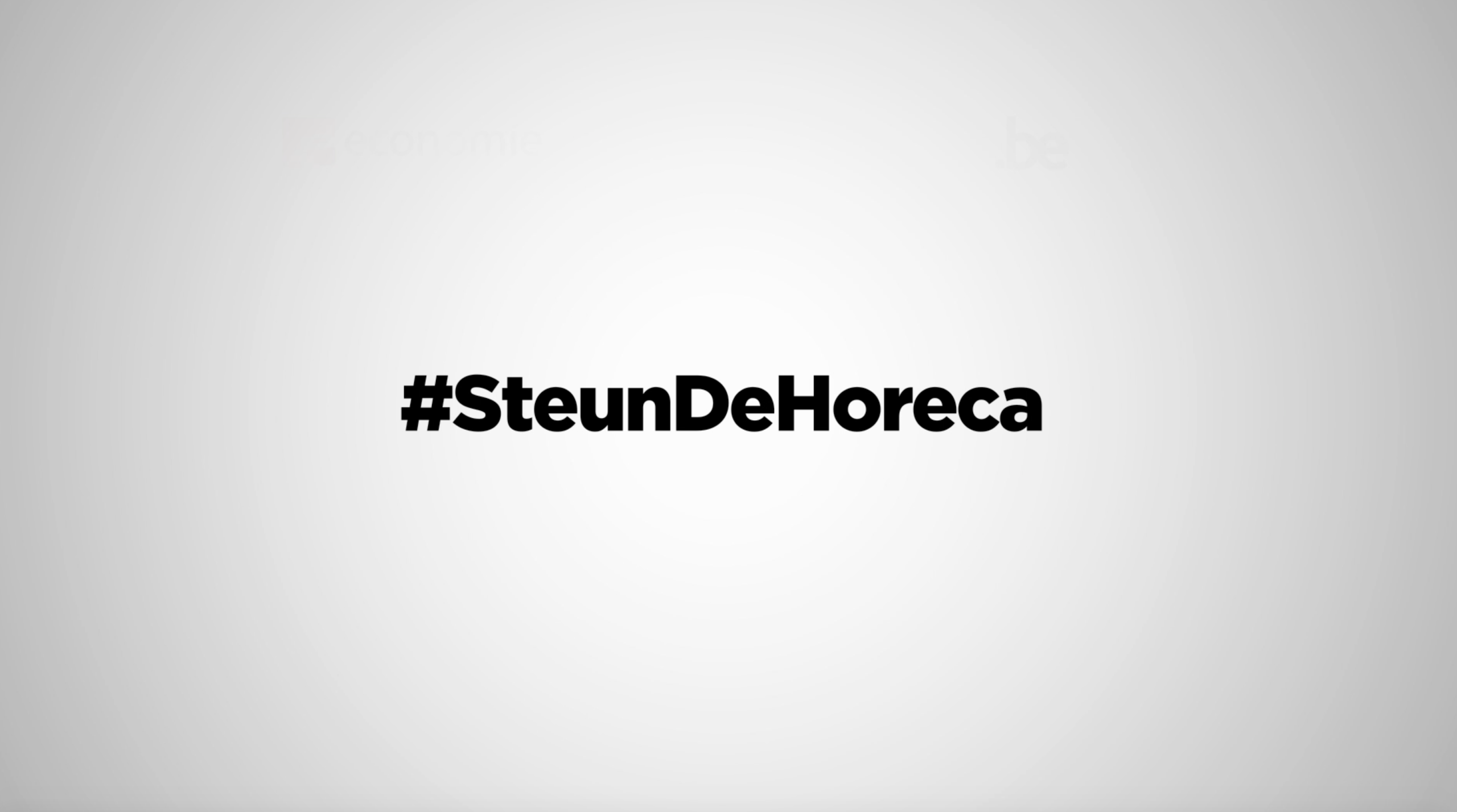 De horeca heeft je nodig, doe ook mee met #SteunDeHoreca