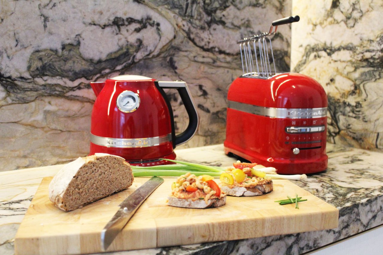 Toast Tomate Crevette met de KitchenAid Toaster #collab