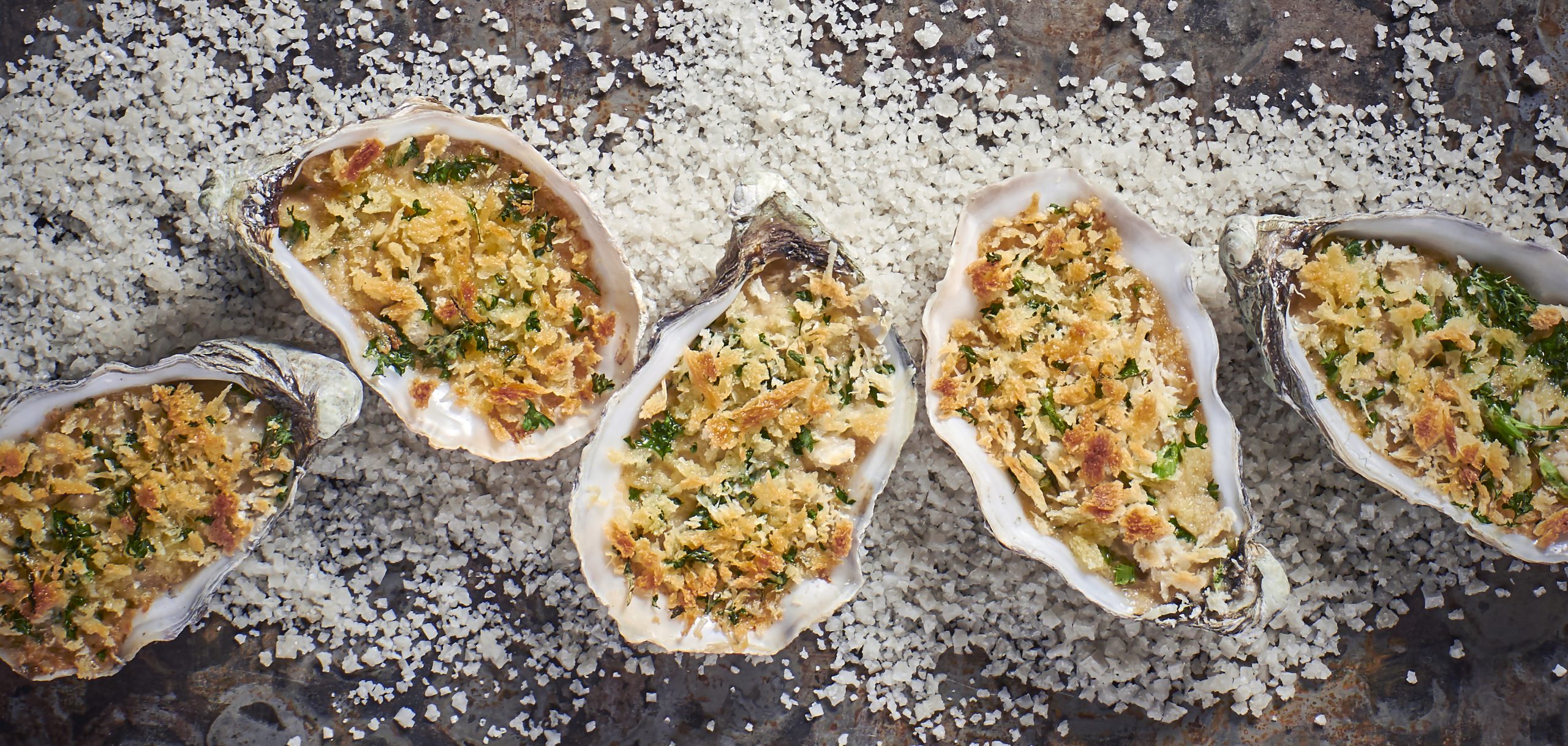 Gegratineerde oesters samen met V-ZUG #collab