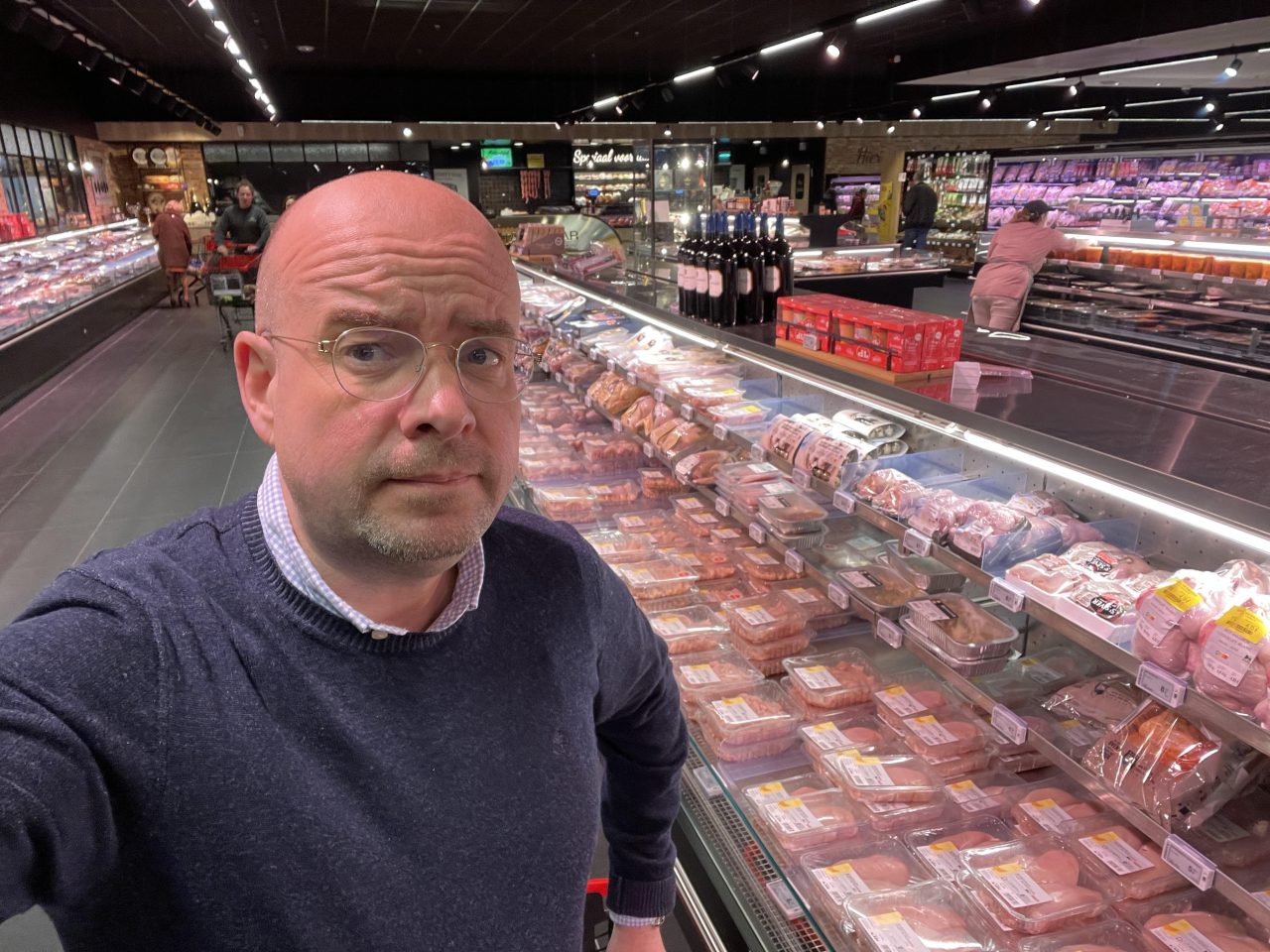 Merkwaardige ervaring in de supermarkt vandaag