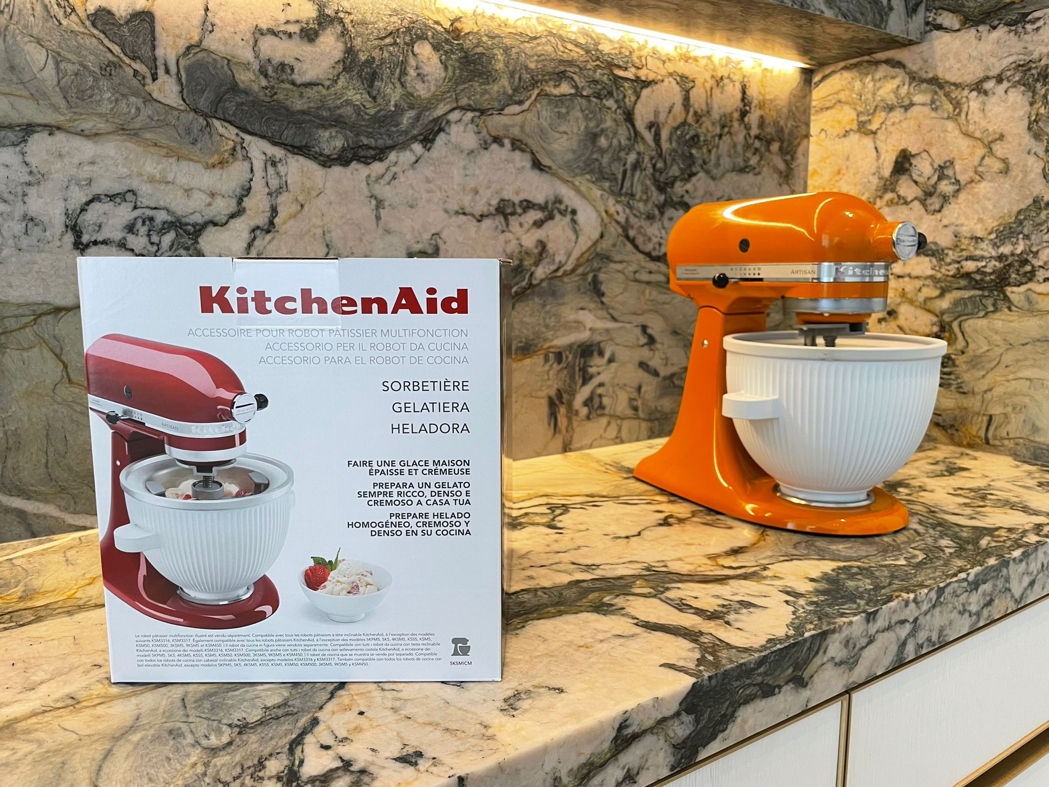 Vanille ijs met de Ijsmachine van KitchenAid #advertentie