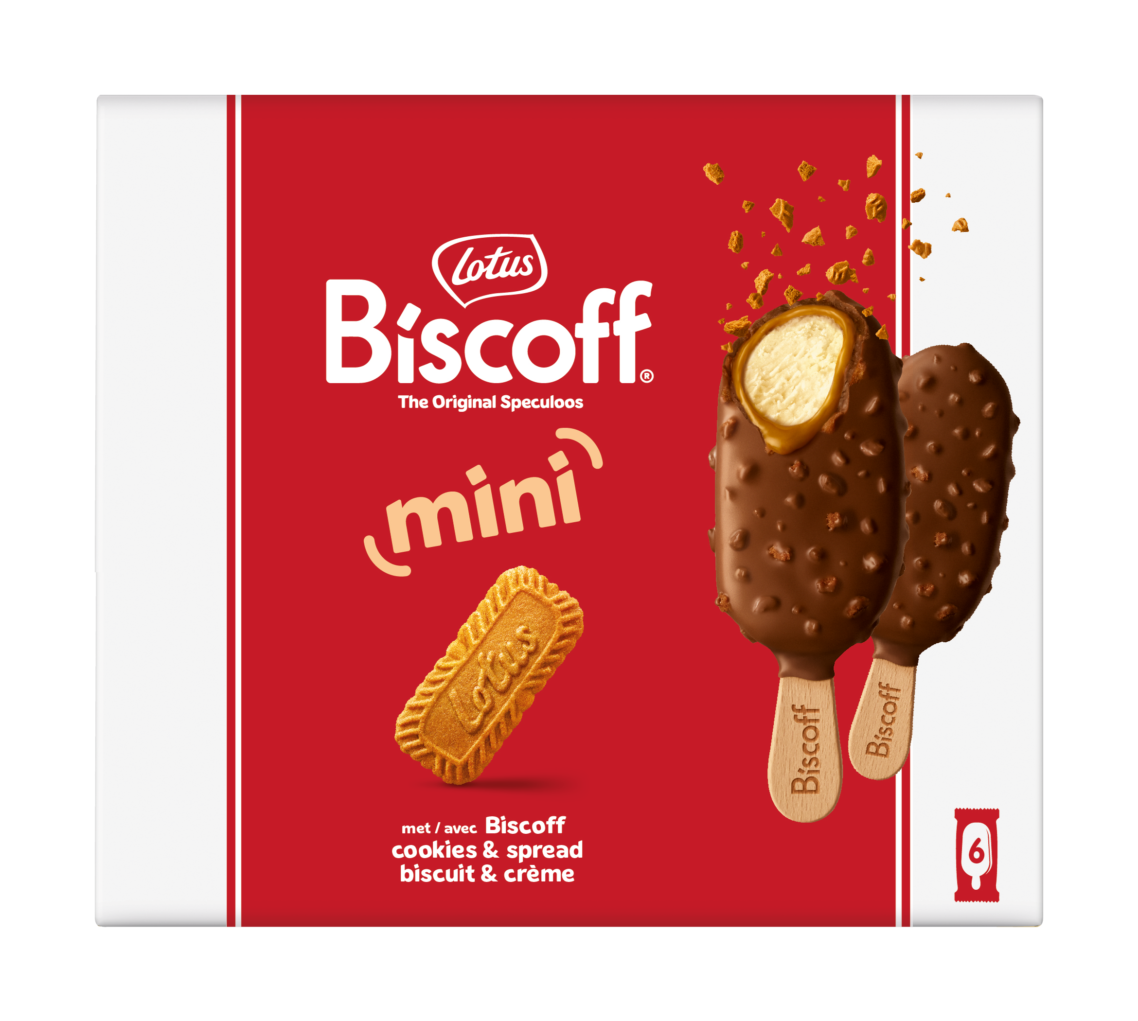 770 Biscoff Ice Cream Mini Milk Chocolate Stick 60mlx6 2D